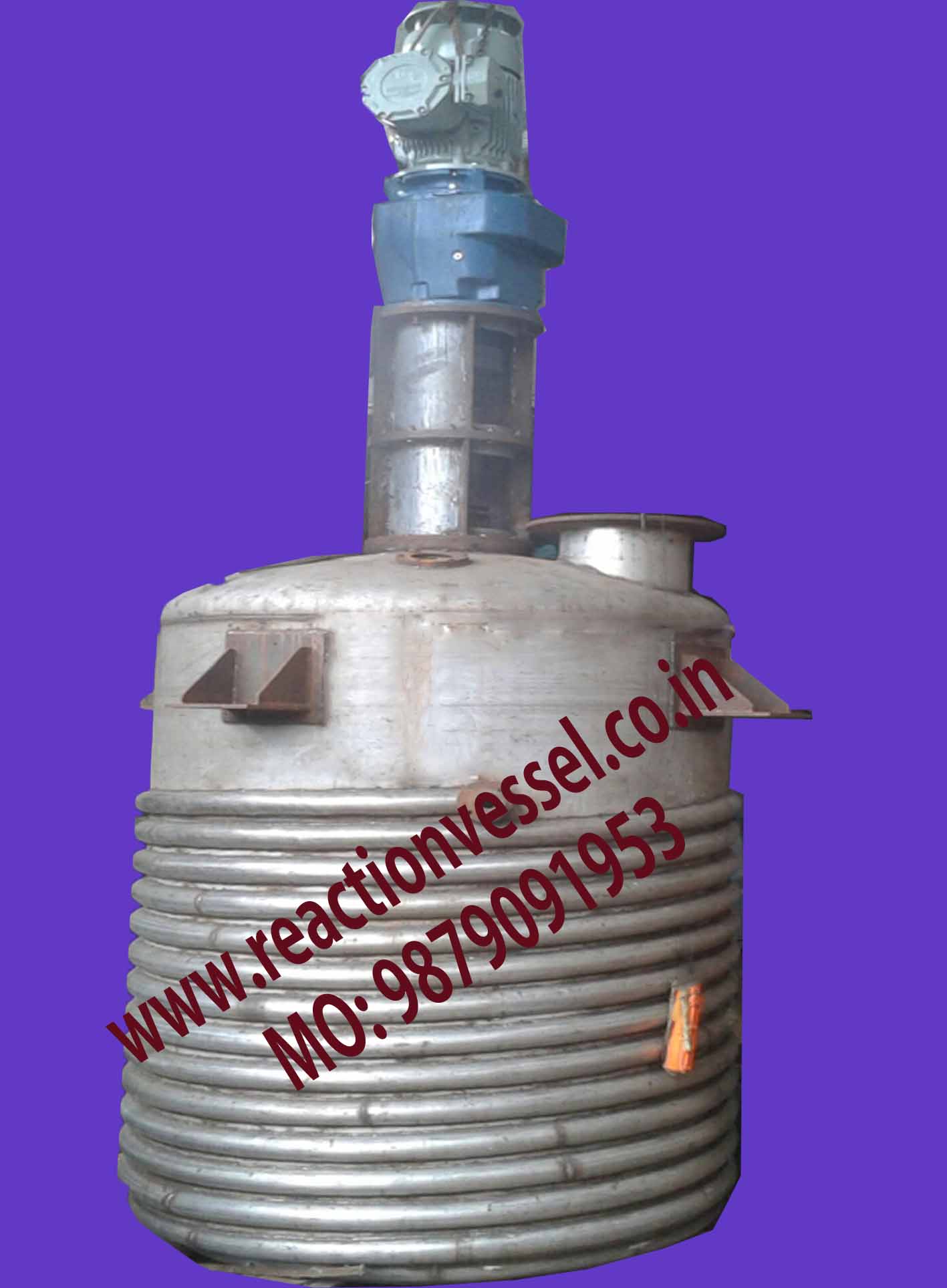 Reaction vessel - Limpet Coil Reaction vessel